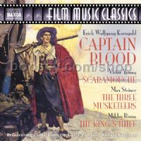 Captain Blood/The Three Musketeers/Scaramouche/The King's Thief (Naxos Audio CD)