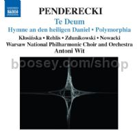 Te Deum / Hymne an den Heiligen Daniel / Polymorphia / Ciaconna (Naxos Audio CD)
