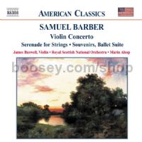 Violin Concerto/Serenade for Strings/Souvenirs (Naxos Audio CD)