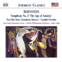 Symphony No.2 "The Age of Anxiety"/West Side Story - Dances/Candide Overture (Naxos Audio CD)