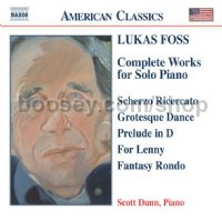 Complete Works for Solo Piano (Naxos Audio CD)