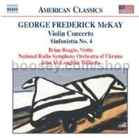Violin Concerto/Sinfonietta No4/Song Over the Great Plains (Naxos Audio CD)