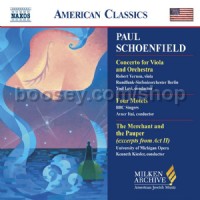 Viola Concerto/Four Motets/The Merchant and the Pauper (Naxos Audio CD)