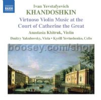 3 Violin Sonatas, Op. 3/6 Russian Songs (Naxos Audio CD)