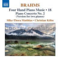 Four Hands Piano Music Volume. 18 (Naxos Audio CD)