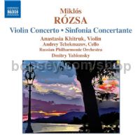 Violin Concerto/Sinfonia Concertante (Naxos Audio CD)