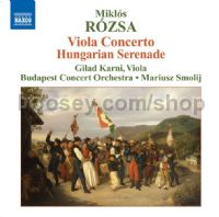 Viola Concerto/Hungarian Serenade (Naxos Audio CD)