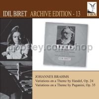 Variations & Fugue on Theme by Handel op 24/Variations on Theme Paganini op 35 (Idil Biret Audio CD)