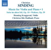 Music For Vln & Pno 1 (Naxos Audio CD)