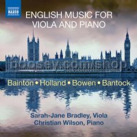 English Music For Viola/Piano (Naxos Audio CD)