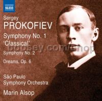Symphony No. 1, 'Classical' / Symphony No. 2 / Dreams (Naxos Audio CD)
