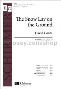 The Snow Lay on the Ground (SSAA Choral Score)