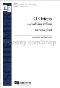 O Oriens from Vidimus stellam (SATB Choral Score)