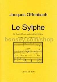 Le Sylphe - Mezzo-Soprano, Cello & Piano (score & parts)