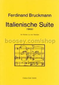 Italian Suite - Piano 4 Hands (score)