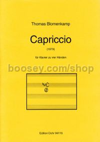 Capriccio - Piano 4 Hands (score)