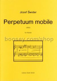 Perpetuum mobile for piano
