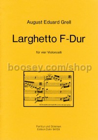 Larghetto in D major - 4 Cellos (score & parts)
