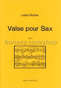 Valse pour Sax - Saxophone