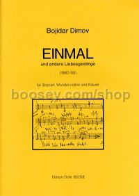 Einmal und andere Liebesgesange - soprano, violin & piano
