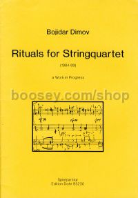 Rituals for String Quartet (score)
