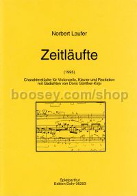 Zeitläufe - Cello, Piano & Speaker (score)