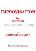Improvisation for violin solo