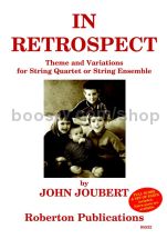 In Retrospect, op. 159 for string quartet (score & parts)