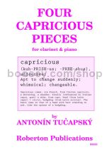 Four Capricious Pieces for clarinet & piano