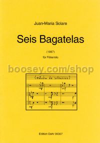 6 Bagatelles - 3 Flutes (score)