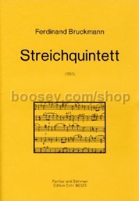 String Quintet - 2 Violins, Viola, Cello & Double Bass (score & parts)