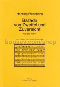 Ballad of Doubt and Faith - Soprano, Baritone, Choir, Oboe, Piano & String Orchestra (score)