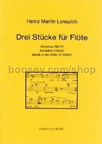 3 Pieces - Flute