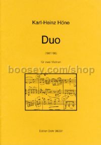 Duo - 2 Violins (score & parts)