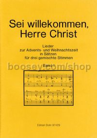 Let's Welcome, Lord Christ Vol. 1 (choral score)