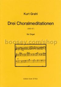 3 Choral Meditations - Organ