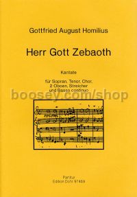 Lord God of Hosts - Soprano, Tenor, Mixed Choir, 2 Oboes, Strings & Basso Continuo (score)