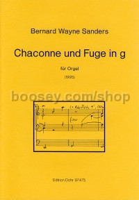 Chaconne and Fugue G minor - Organ
