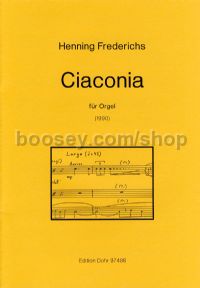 Ciaconia on Our Father in Heaven - Organ