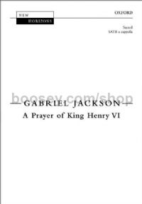 Prayer Of King Henry VI SATB