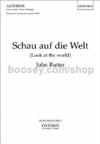 Schau auf die Welt (Look at the world) (vocal score)