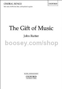 Gift Of Music solo Voice/SATB/fl/Keyboard/Guitar