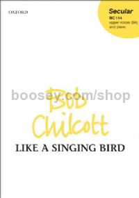 Like a singing bird for SA and piano