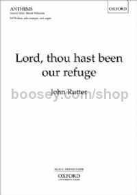 Lord, thou hast been our refuge (vocal score)