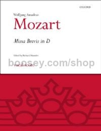 Missa Brevis in D K.194 (vocal score)