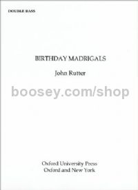 Birthday Madrigals - double bass part