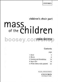 Mass Of The Children (children's choir part)
