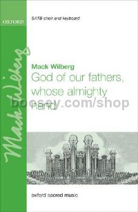 God of our fathers, whose almighty hand for SATB & keyboard (vocal score)