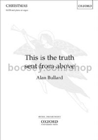 This is the truth sent from above - SATB & piano/organ