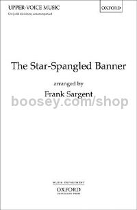 The Star-Spangled Banner for SA unaccompanied